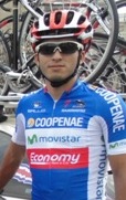 GREGORY BRENES, que en 2012 vino a Guatemala con el equipo Movistar para la  Vuelta Mundo Maya, volvió a la Vuelta a Guatemala con el equipo Coopenae-Movistar.  Brenes ocupa la casilla 29 con 26 puntos.